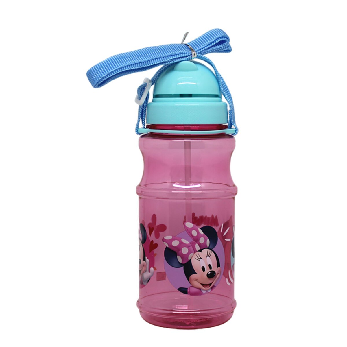 Thermos Funtainer Minnie Mouse Insulated Bottle With Straw, Red