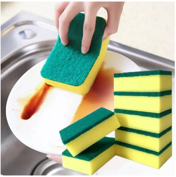 1pc Kitchen Magic Sponge Brush Melamine Sponge Cleaning Brush Pan