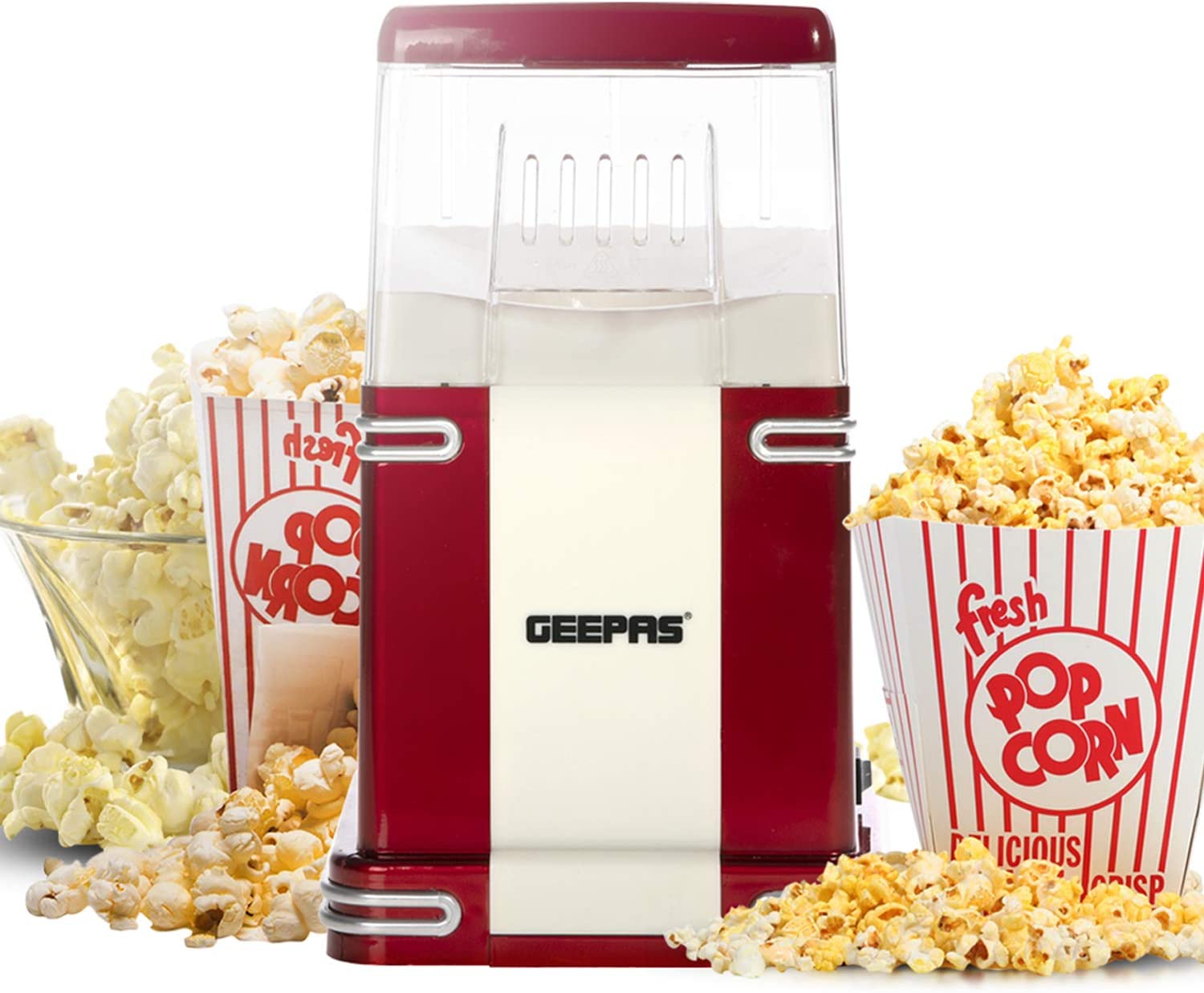 Buy Geepas Traditional Type Popcorn Maker Online in UAE - Wigme