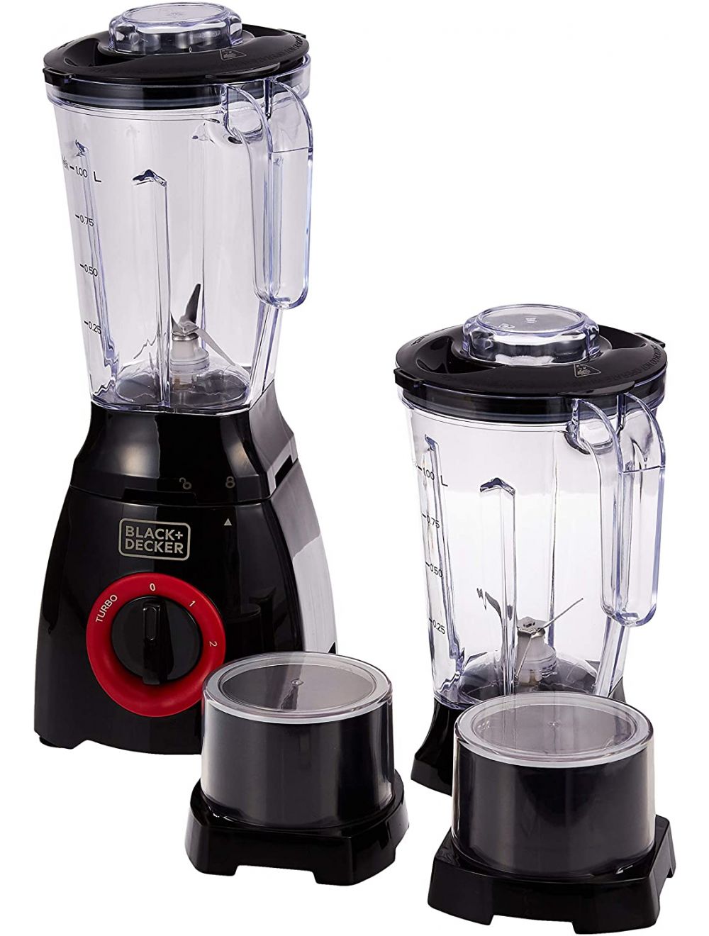 Black and Decker Blender Grater Mill 400W Black