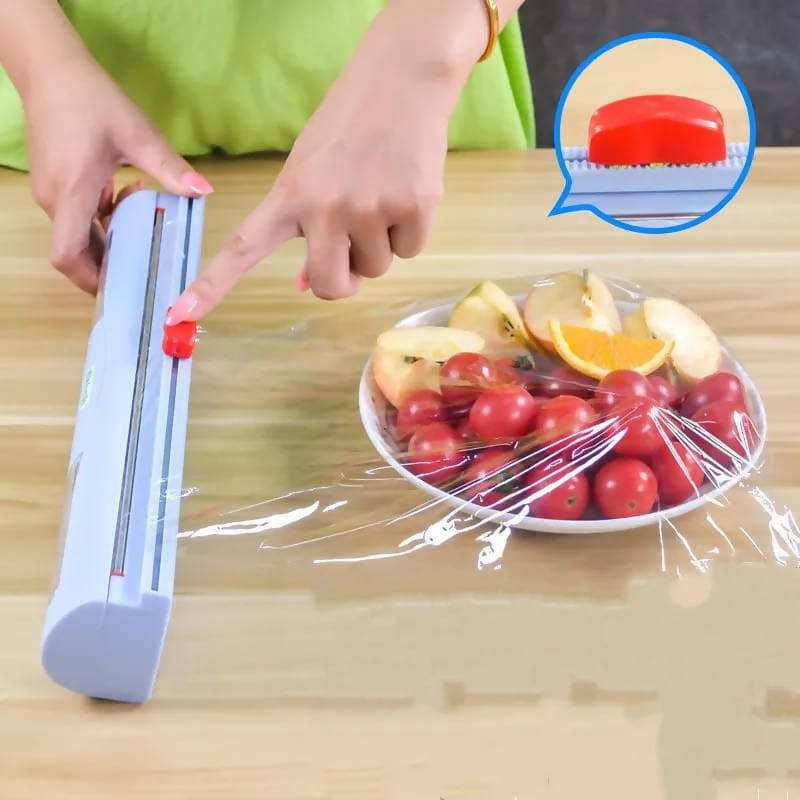 Kitchen cling film clearance dispenser