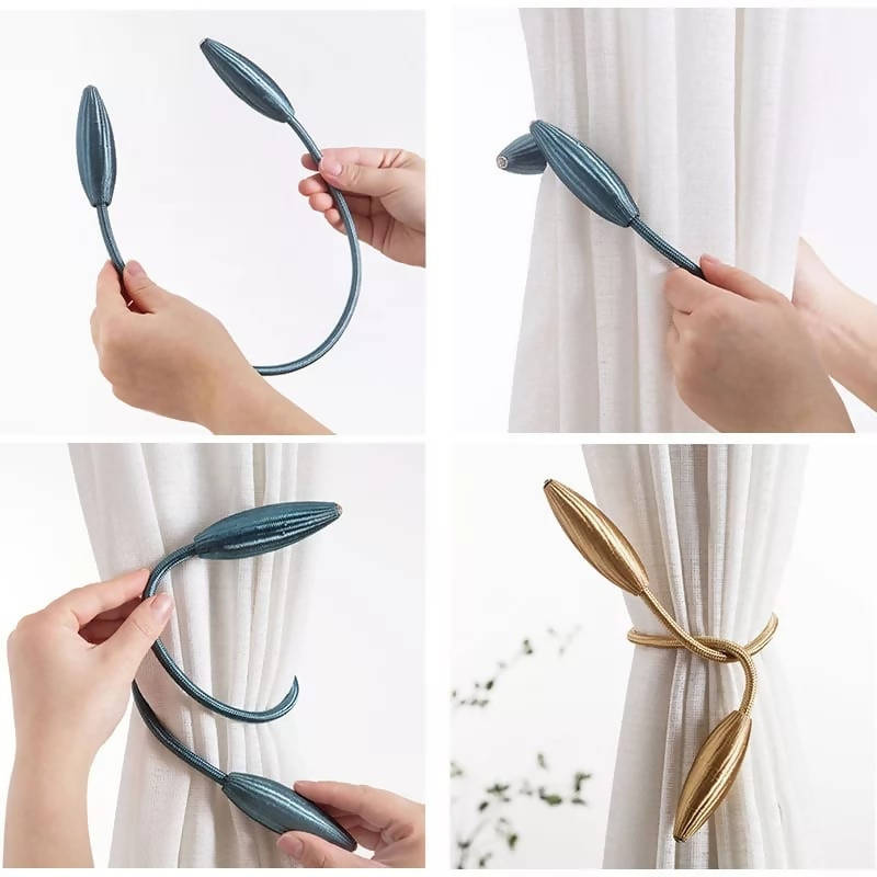 Curtain Tiebacks Plush Alloy Hanging Belts Ropes Arbitrary Shape Stron