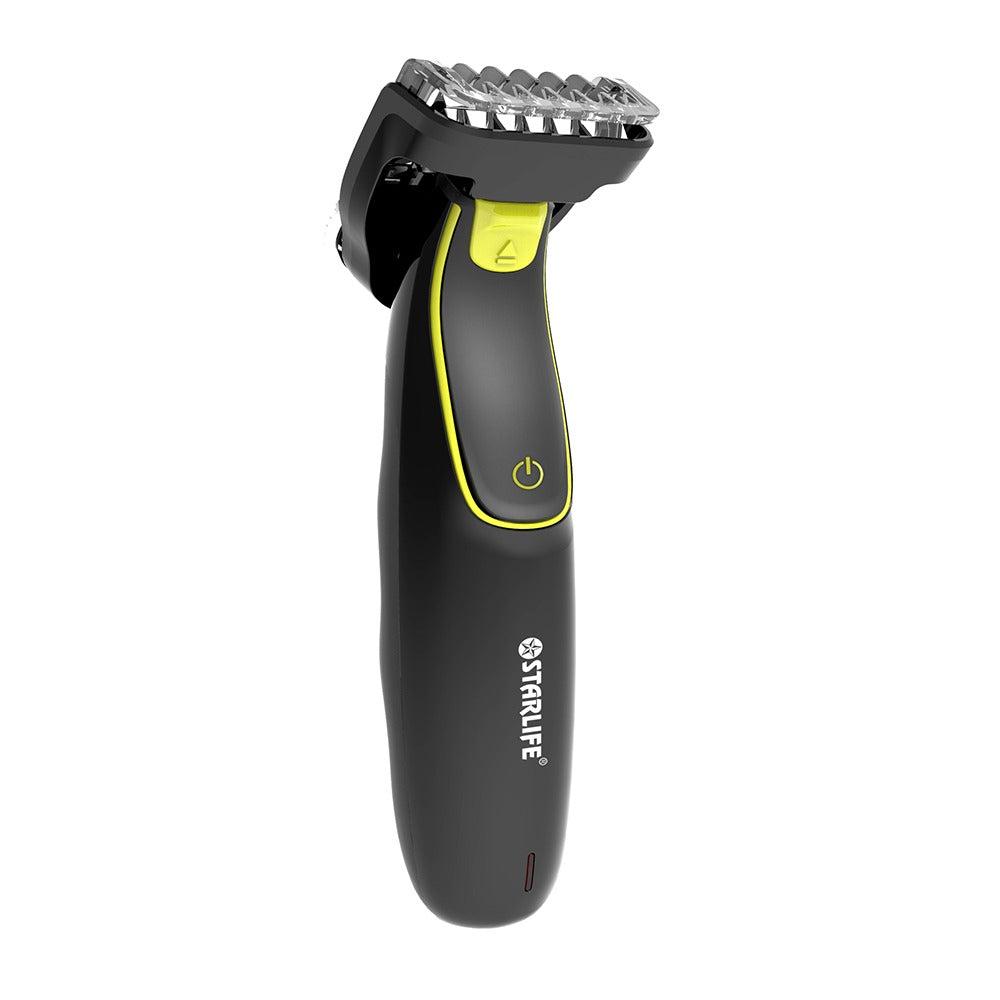 Starlife Two Way Blade Hybrid Beard & Stubble Trimmer SL-2080 - Black