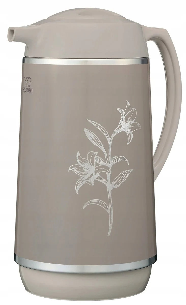 Zojirushi Glass Thermos 1L Beige - AHGB-10D-TF - Halabh