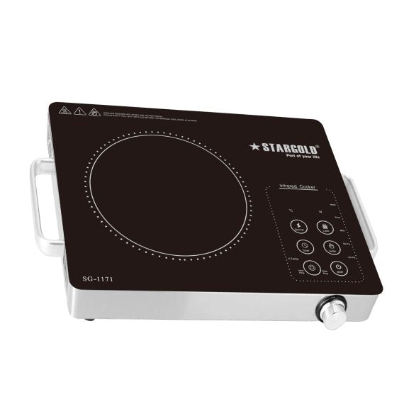 STARGOLD Infrared Cooker with Dual Heat Rings 2200W