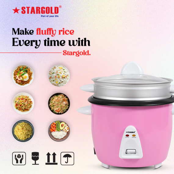 Shop STARGOLD 1.8L Rice Cooker |  Versatile and Efficient | Halabh