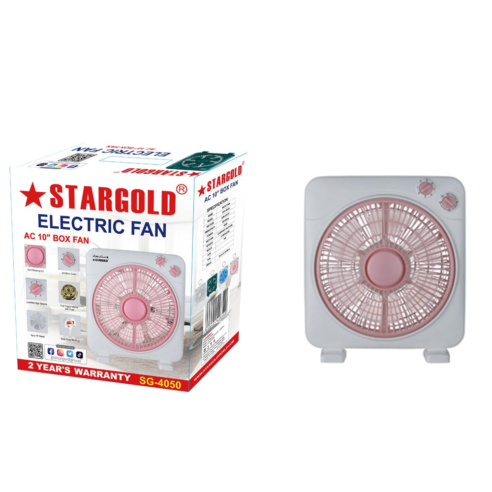 STARGOLD 10-inch 45W Electric Fan 3 Speed Level - SG-4050