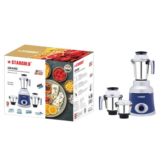 STARGOLD 3-in-1 Mixer Grinder with Powerful Motor SG-1324 GRAND