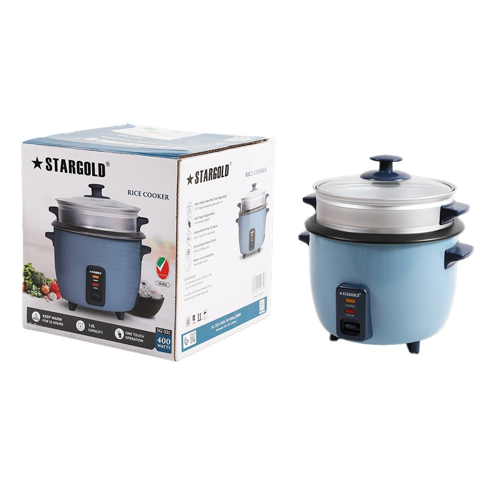 Stargold 1.5L 400W Rice Cooker in Bahrain | Easy Meals | Halabh