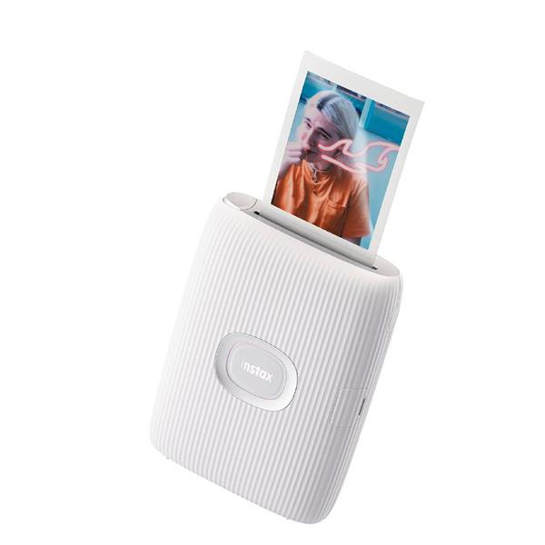 Instax Mini Link 2 Smartphone Printer - Clay White | digital-to-physical printing | creative photo prints | portable design | personalized photo keepsakes | social media printing | instant photo prints |Instax Mini Link 2 app | wireless printing | Halabh.com