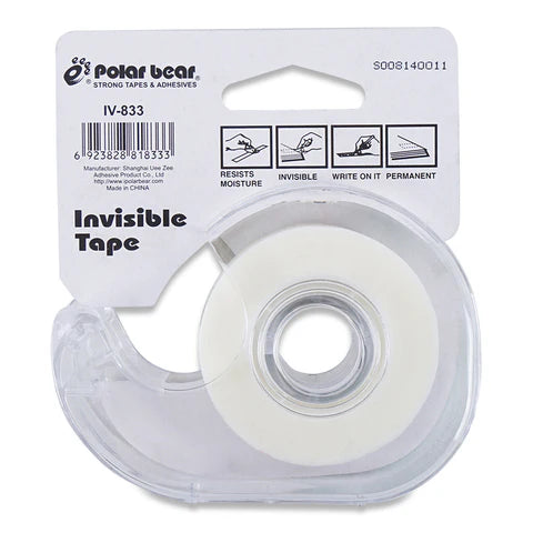 Invisible Tape 18mm 33m No Iv Polarbear Crg