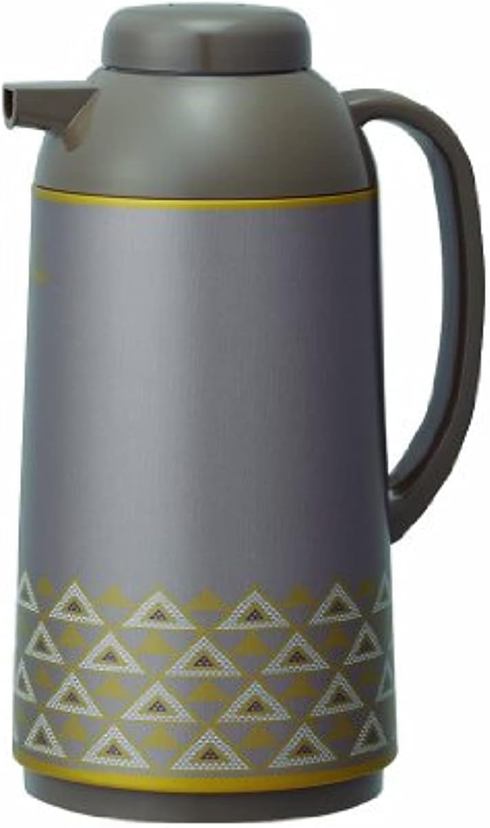 Zojirushi Glass Lined Vacuum Insulated Handy Pot 1.3L Gold Brown - AGYE-13-TZ - Halabh