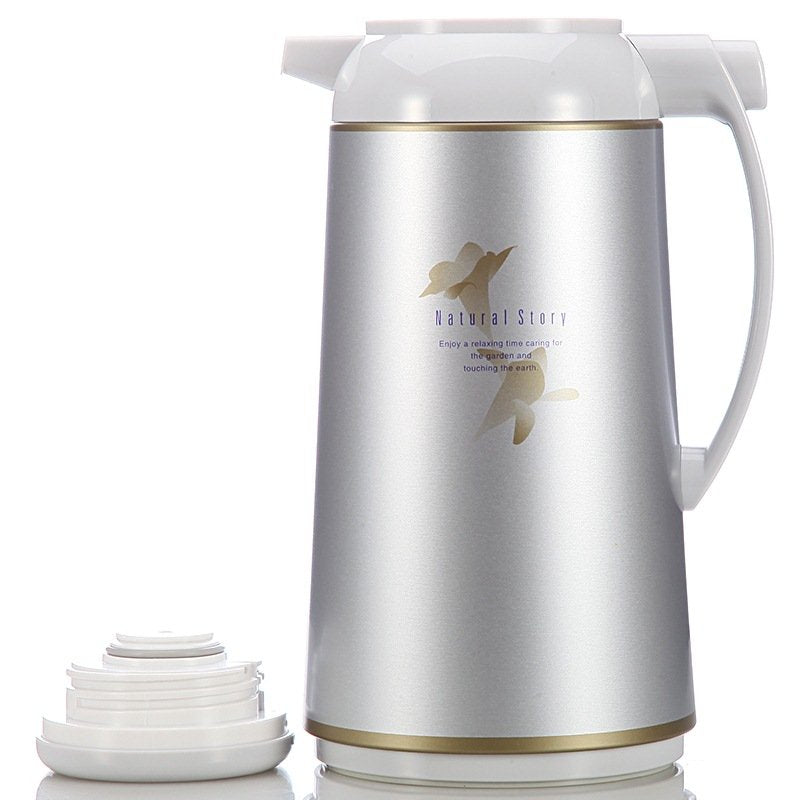 Zojirushi Glass Lined Vacuum Insulated Handy Pot 1.55L Mistry Silver - AFFB-16-SF - Halabh