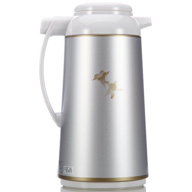 Zojirushi Glass Lined Vacuum Insulated Handy Pot 1.55L Mistry Silver - AFFB-16-SF - Halabh