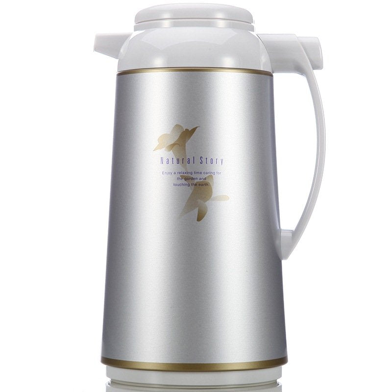 Zojirushi Glass Lined Vacuum Insulated Handy Pot 1.55L Mistry Silver - AFFB-16-SF - Halabh