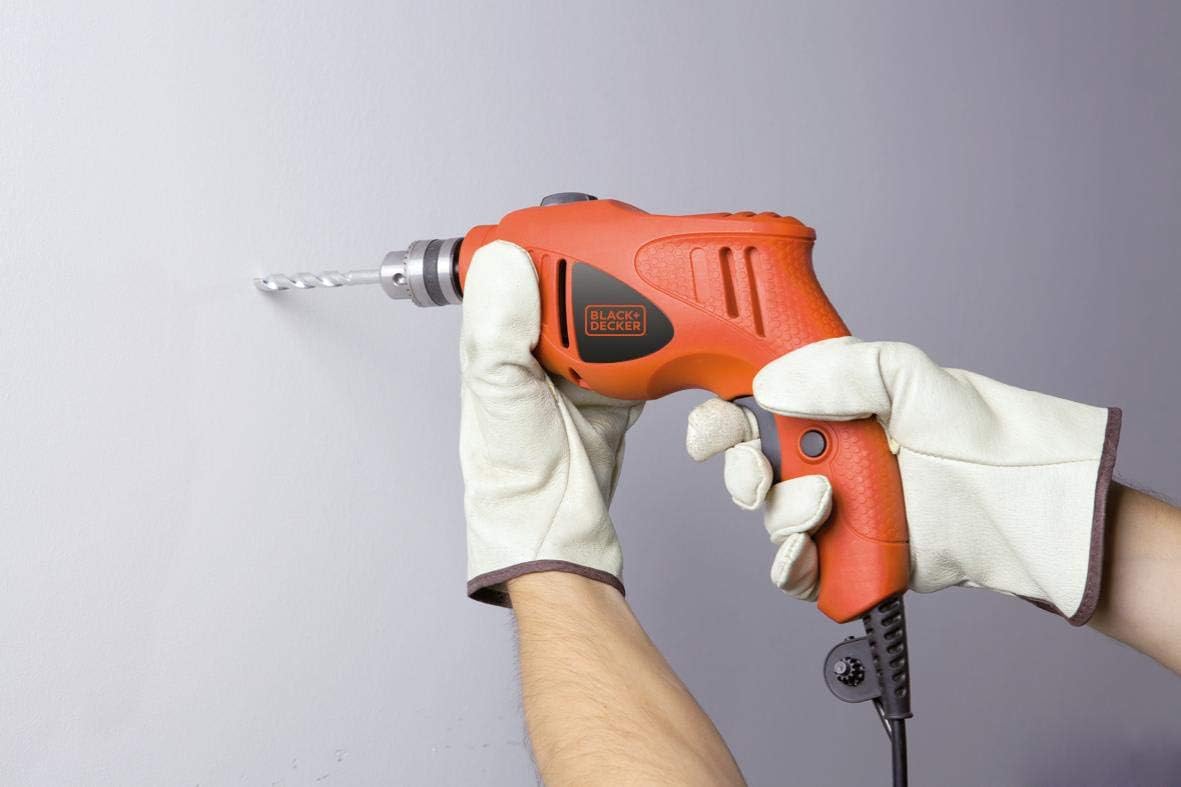 Black+Decker Single Speed Hammer Drill - HD4810