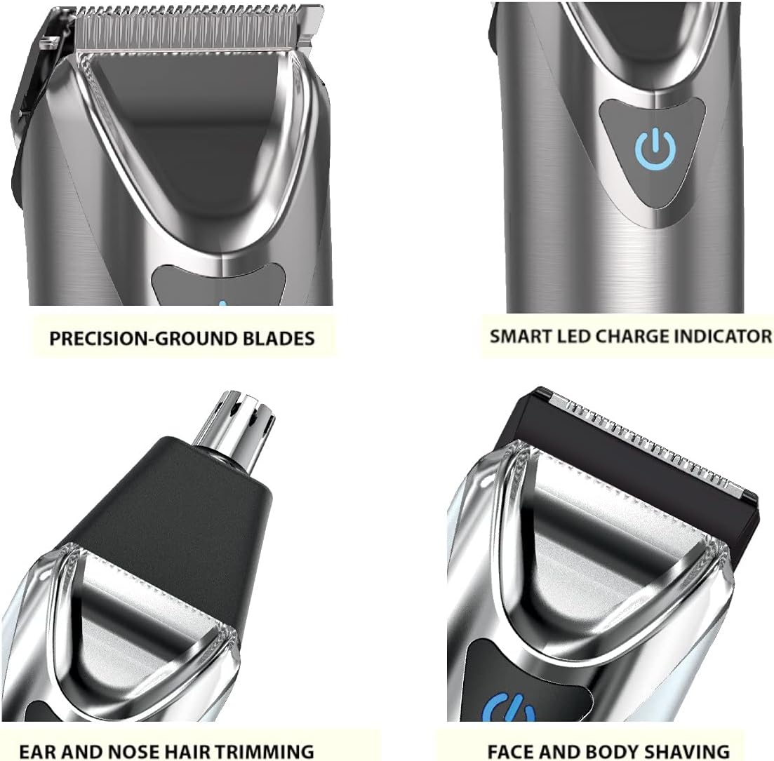 Wahl Stainless Steel All-In-One Trimmer Set | Hair Care & Styling | Halabh