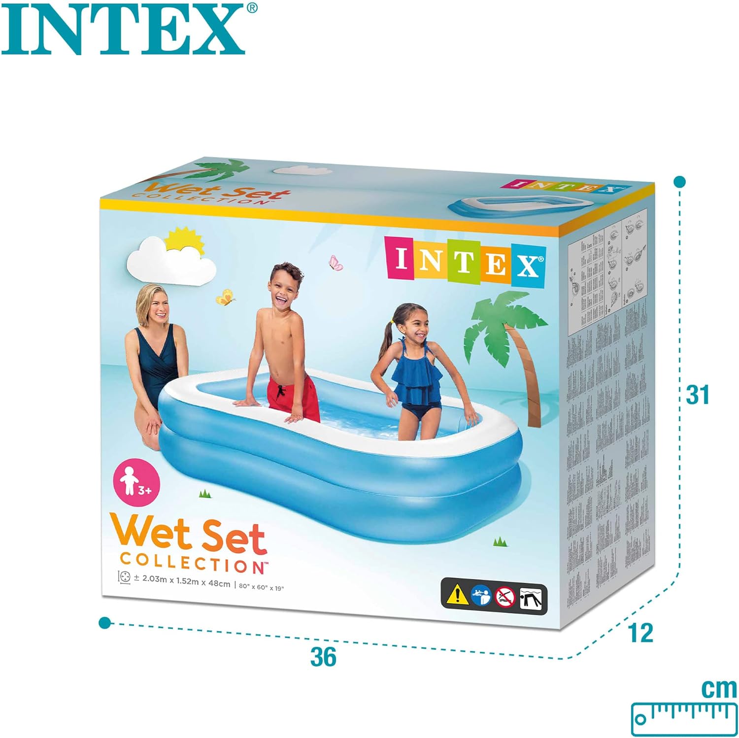 Shop Intex 57180 Rectangular Swimming Pool | Best Portable Pool