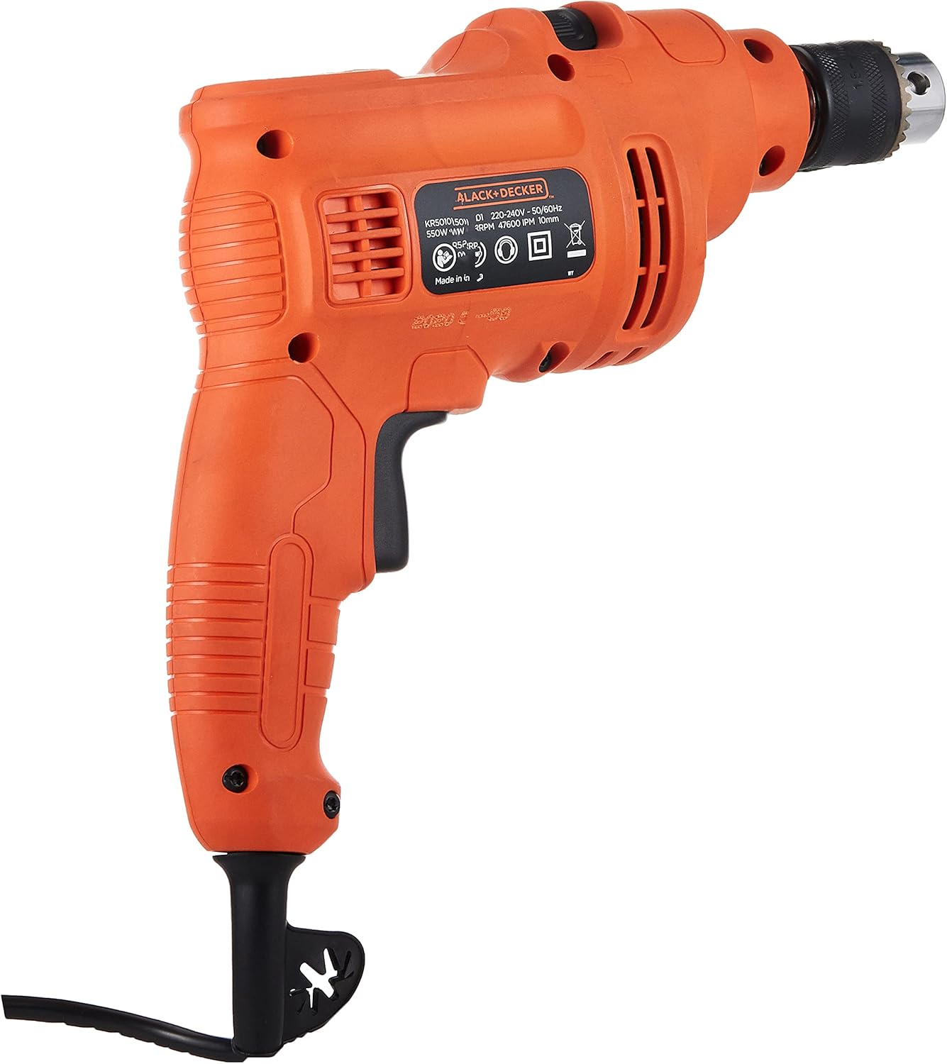 Black and Decker 550W Hammer Drill - Kr5010-B5