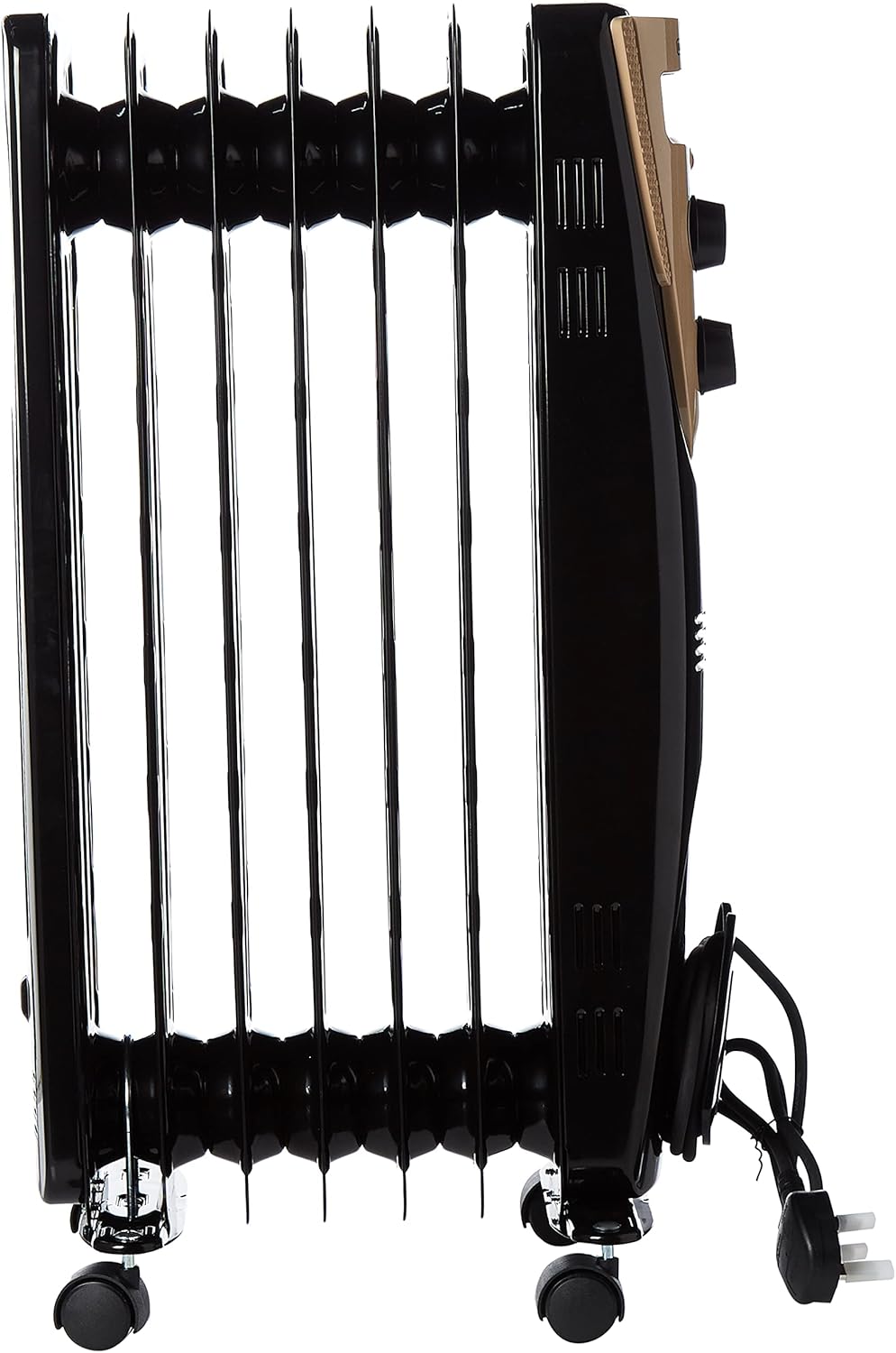 Black & Decker Oil Radiator Heater 7 Fins 1500W Black