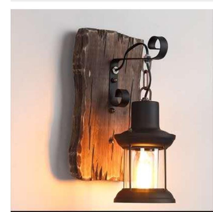 Wooden Indoor Decorate Wall Light | Decor Lighting in Bahrain | Best Home Decor | Halabh