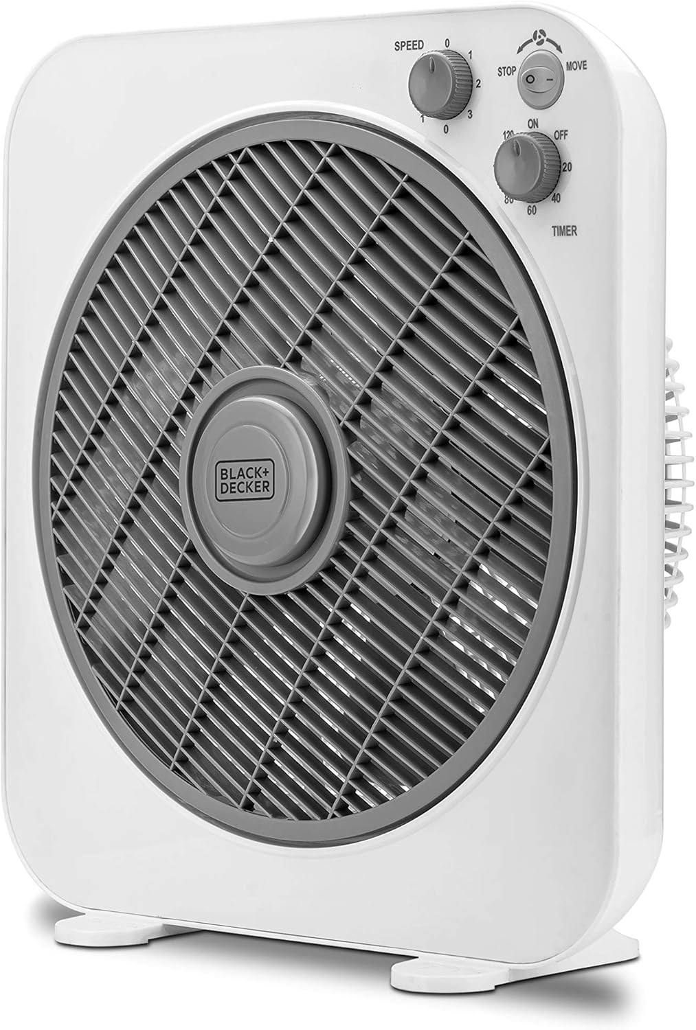 Black & Decker 12 Box Fan - White