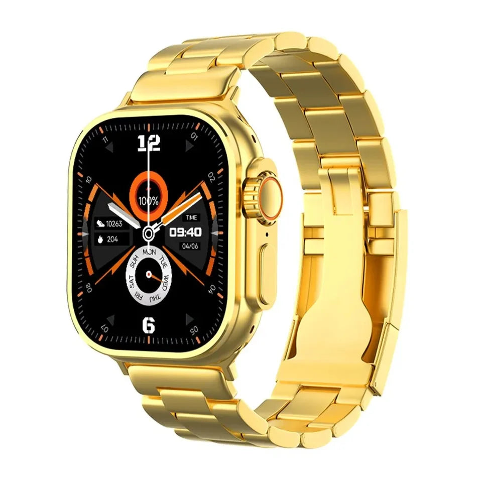 GT8 24K Gold Series Watch 8 Ultra Smartwatch | Best Smart Watches in Bahrain | Watches & Accessories | Halabh.com