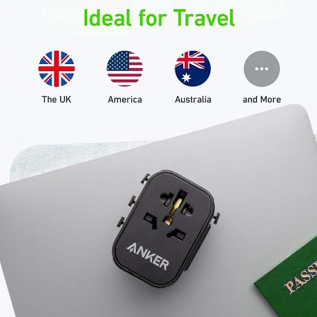 Anker Travel Adapter 4-in-1 Ultra 30W | Best Adapters & Charging in Bahrain | Mobile Accessories | Halabh.com