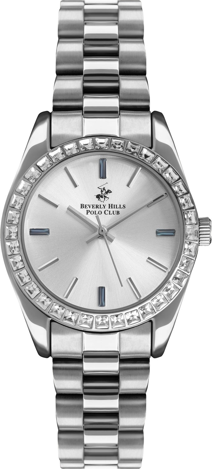 Beverly Hills Polo Club for Women's Watch BP3171C.540 | Stainless Steel | Mesh Strap | Water-Resistant | Minimal | Quartz Movement | Lifestyle | Business | Scratch-resistant | Fashionable | Halabh.com