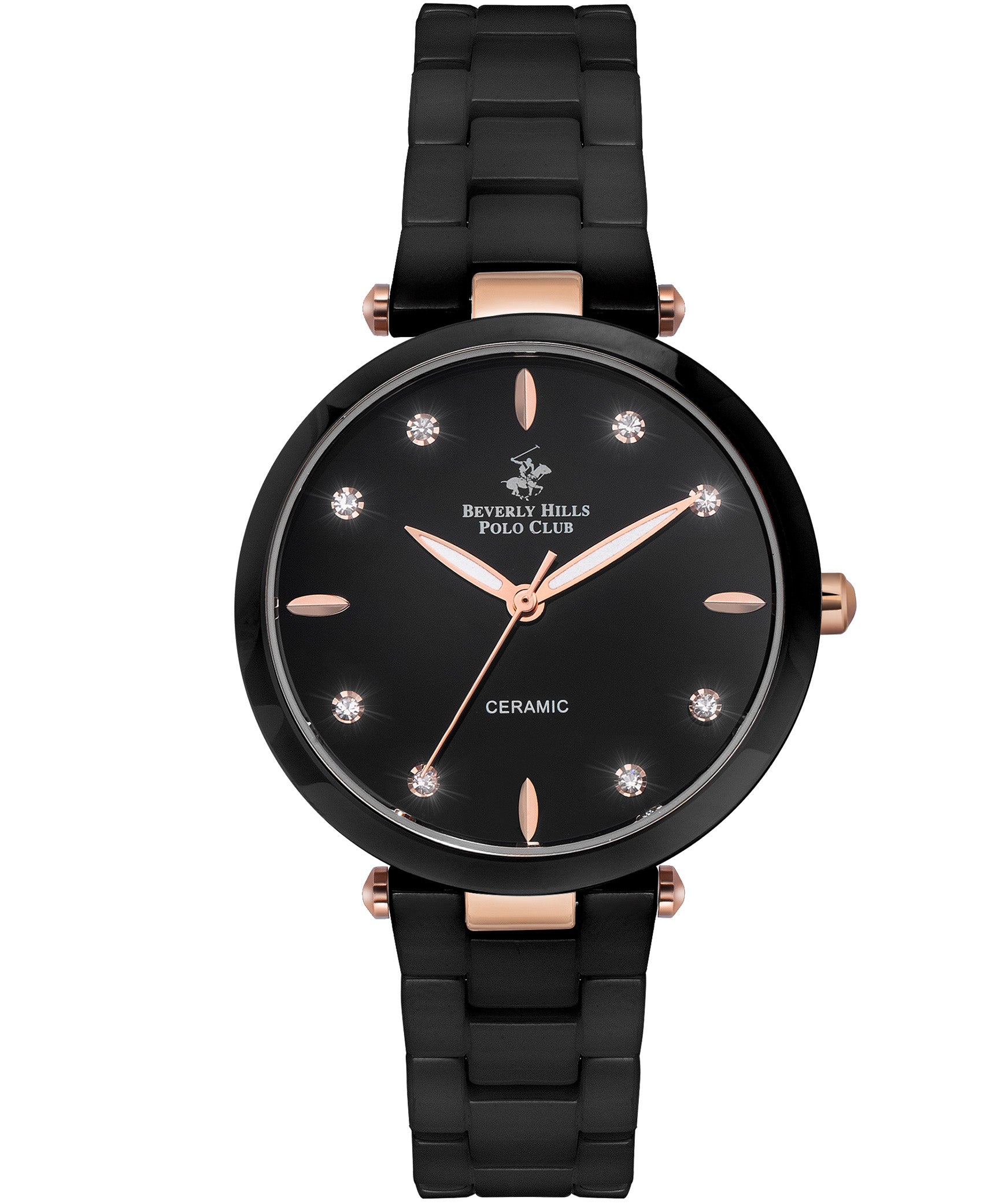 Beverly Hills Polo Club Women Watch | Analog Watch | Fashionable WaFormal and Casual Wear | Color Black | Best Watches and Accessories in Bahrain | Halabh