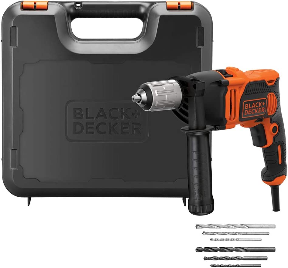 Black and Decker Electric Hammer Drill | Best Power Tools in Bahrain | Color Orange and Black | Halabh