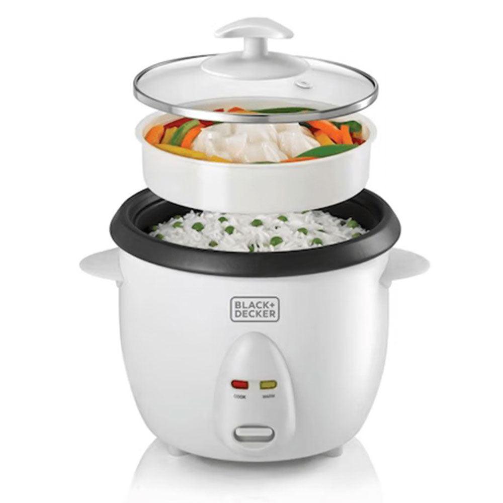 Black & Decker 350W Rice Cooker White