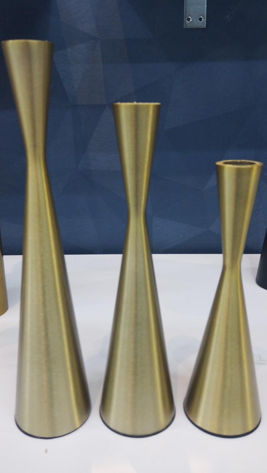 Brass Gold Taper Candlestick Holders | Home Decor | Halabh.com