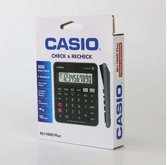 Casio Calculator Desk Top MJ-100D Plus | Best Calculator in Bahrain | Stationary | Halabh.com