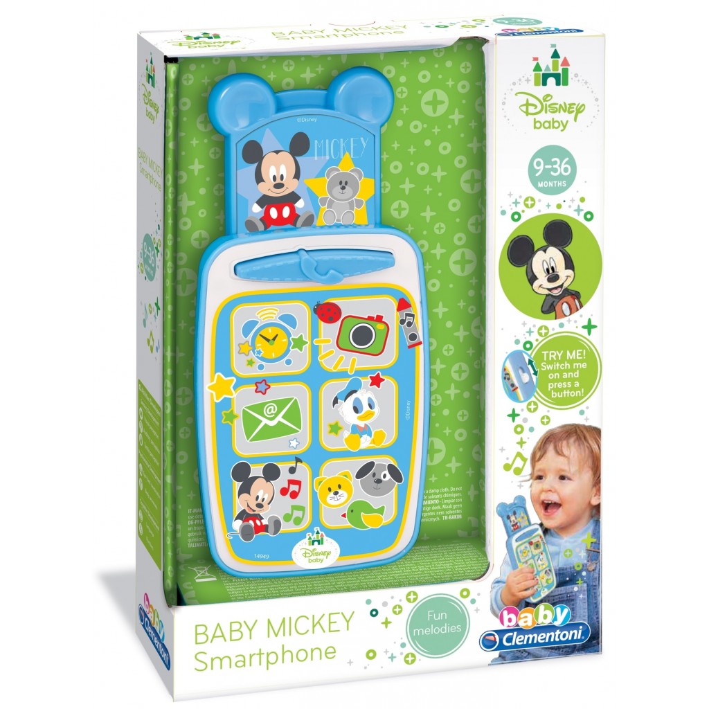 Clementoni Baby Mickey Smartphone Toy | Baby Toys and Gifts | Learning Toy | Toys for Kids in Bahrain | Halabh