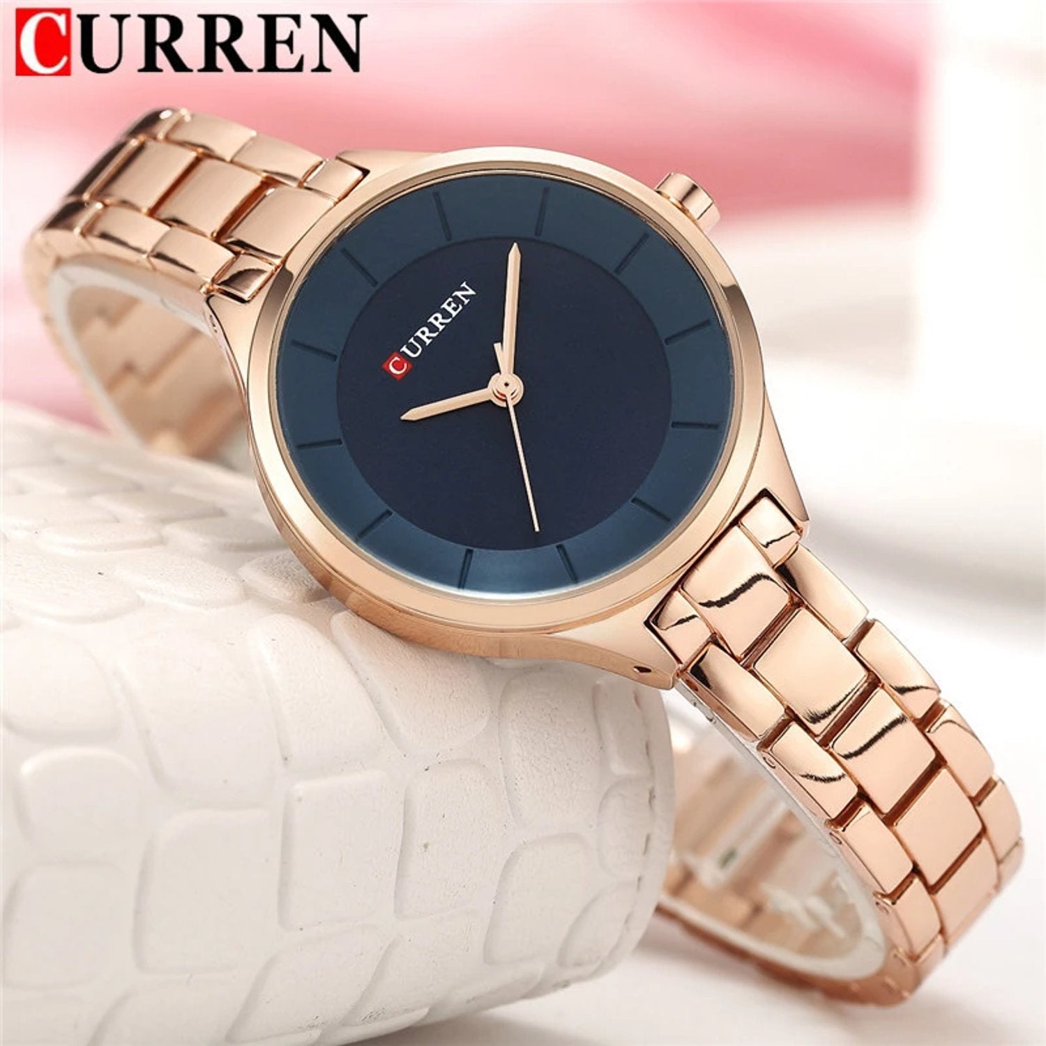 Curren Sophistication with Effortless Glamour Watch | CRN9015 | Best Watches and Accessories in Bahrain | Halabh