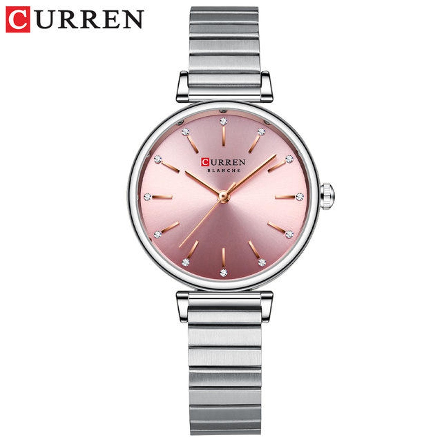 Curren Stainless Steel Luxury Fashion Wristwatch | CRN9081 | For Women | Best Watches and Accessories in Bahrain | Halabh