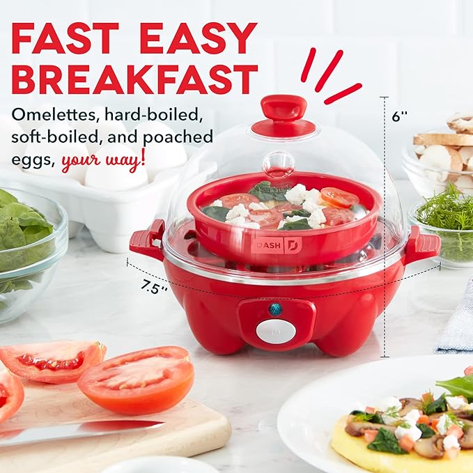 DASH Rapid Electric Egg Cooker | Kitchen Appliances | Kitchen & Dinning | Best Electric Egg Cooker in Bahrain | Halabh.com