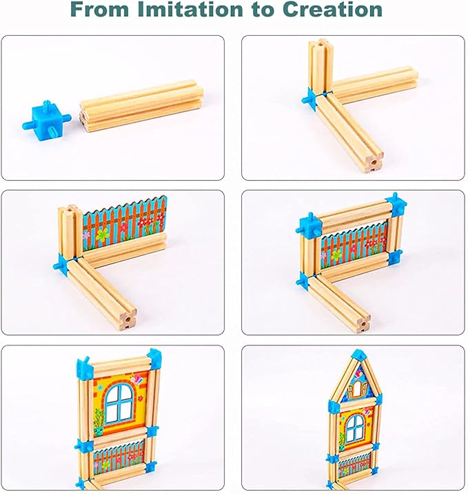 DIY 3D Craft House Kit Building Blocks Toys | Best Building Blocks Toys in Bahrain | Halabh.com