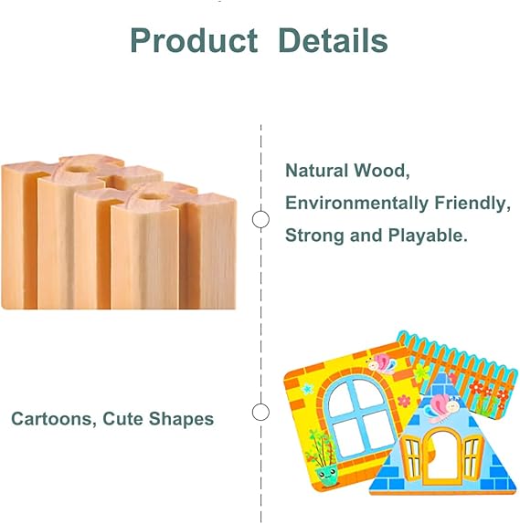 DIY 3D Craft House Kit Building Blocks Toys | Best Building Blocks Toys in Bahrain | Halabh.com