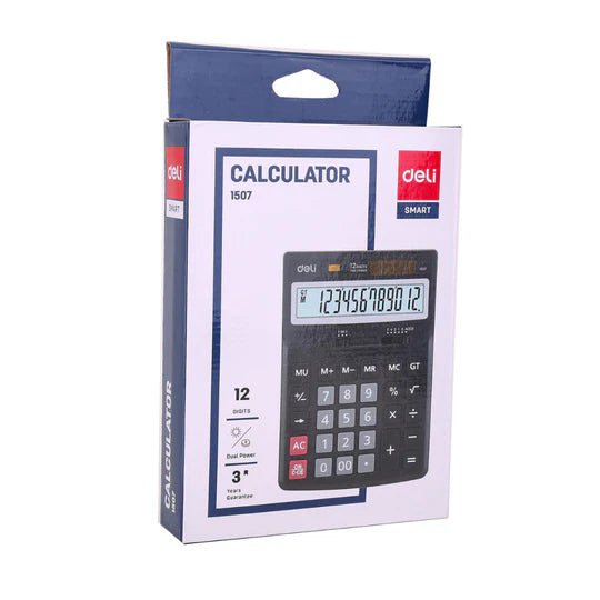 Deli Calculator 12 Digits | Best Calculator in Bahrain | School Stationary | Halabh.com