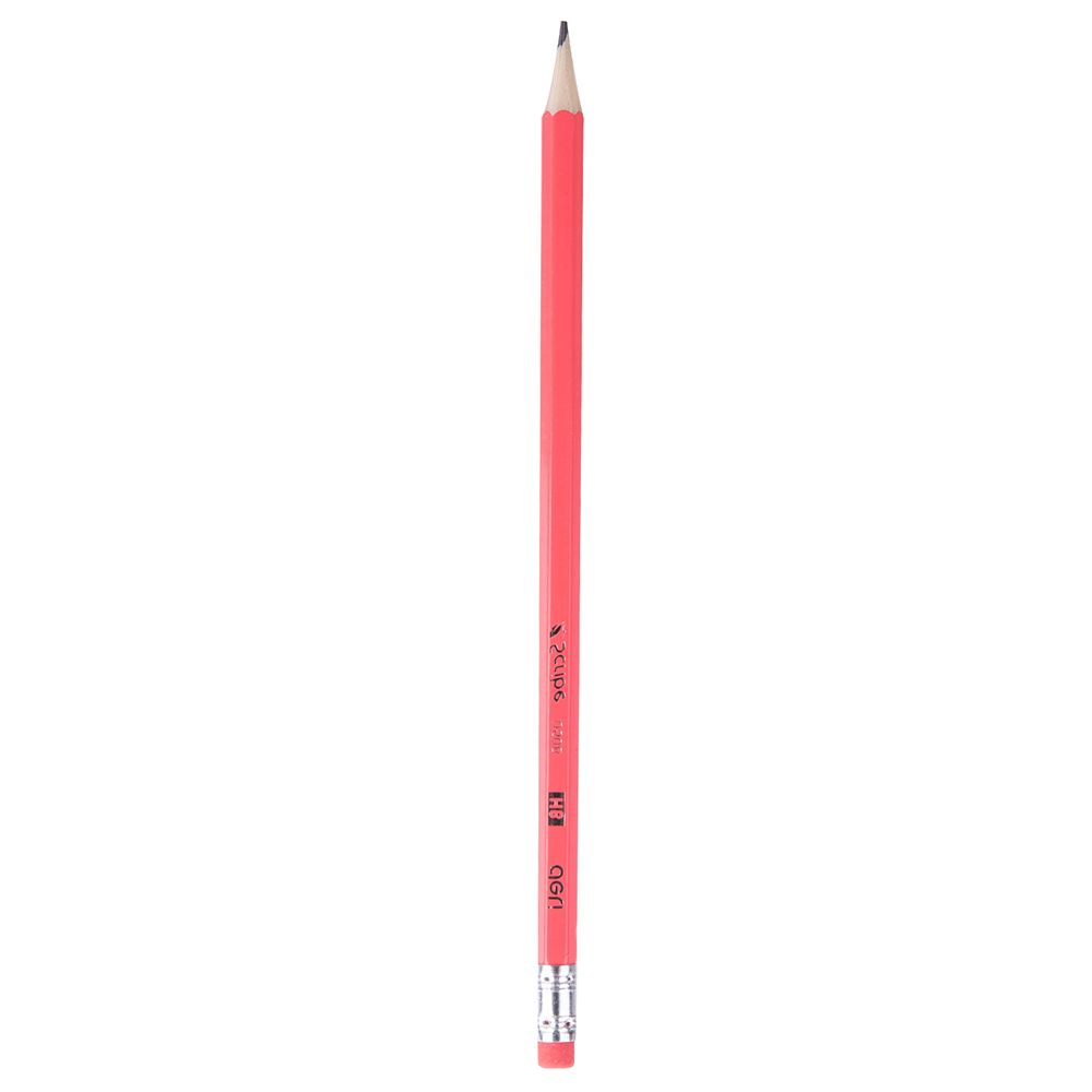 Deli Graphite Pencil HB WEraser 12Pcs | Best Pencil in Bahrain | School Stationary's | Halabh.com