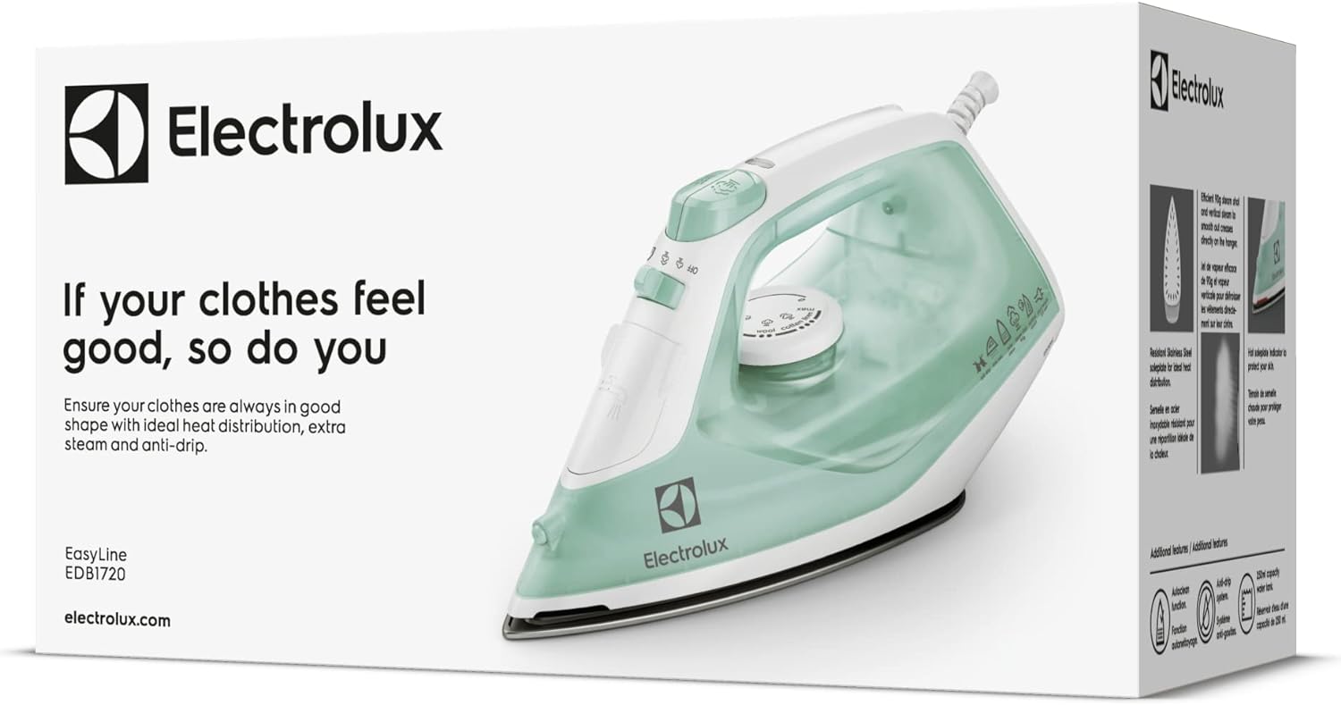 Electrolux Smoothing Iron Green/White | Best Steam Iron in Bahrain | Home Appliances & Electronics | Halabh.com