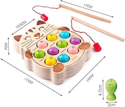 Enlitoys Wooden Fishing Game Montessori Toys | Best Baby Toys in Bahrain | Halabh.com