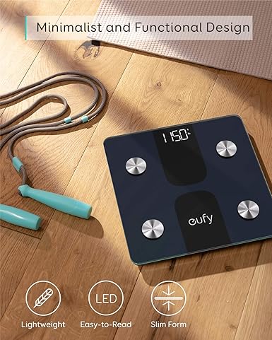 Eufy Digital Smart Scale C1 Black | Best Weight Scales in Bahrain | Personal Care Accessories | Halabh.com