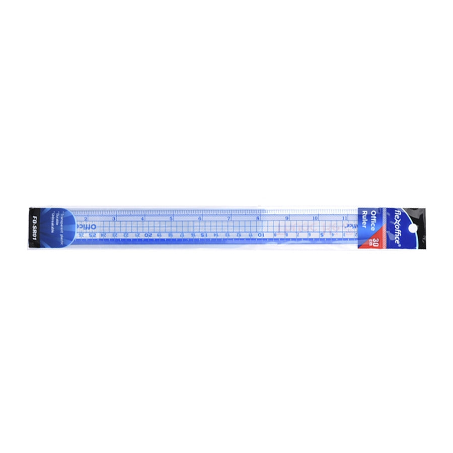 Flexoffice Plastic Ruler 30Cm | Best Rulers in Bahrain | School Stationary's | Halabh.com