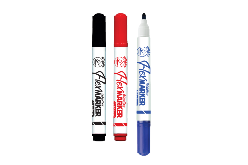 Flexoffice Reffllable Whiteboard Marker Set3 | Best Whiteboard Markers in Bahrain | School Stationary's | Halabh.com