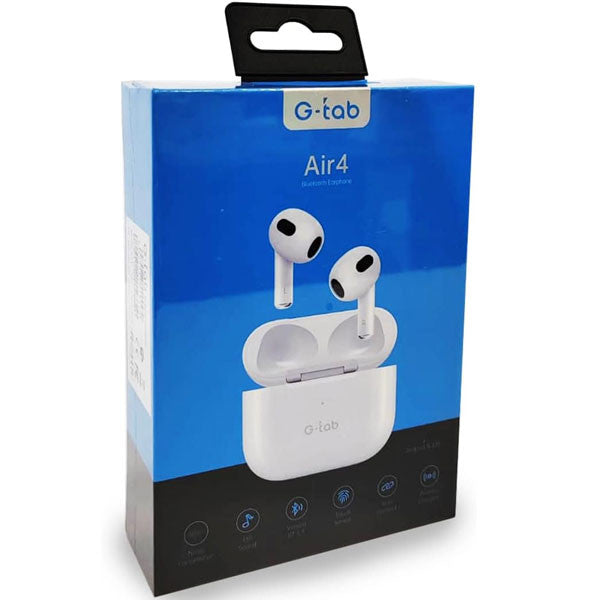 G-Tab Air4 Wireless Ear buds White