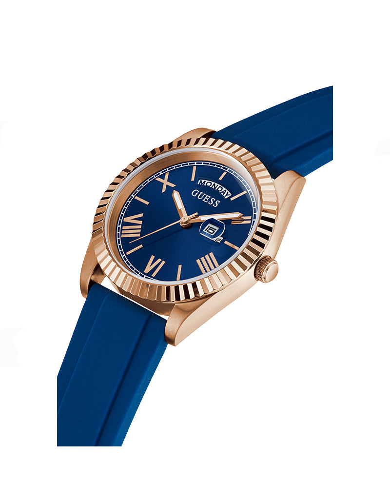 Guess watch blue outlet face