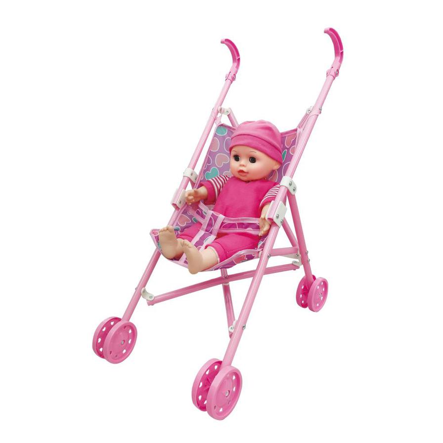 ToyPro Hayati Baby Amoura My First Doll Stroller | 14 Inch | Baby Toys and Gifts | Toys for Kids in Bahrain | Halabh